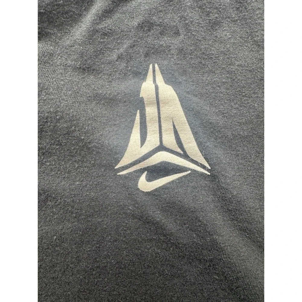 Nike Ja Morant I Get Up Basketball Graphic Tee Black Size XXL Logo Graphic